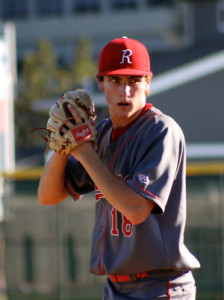 Zach Kopstein stares down the batter