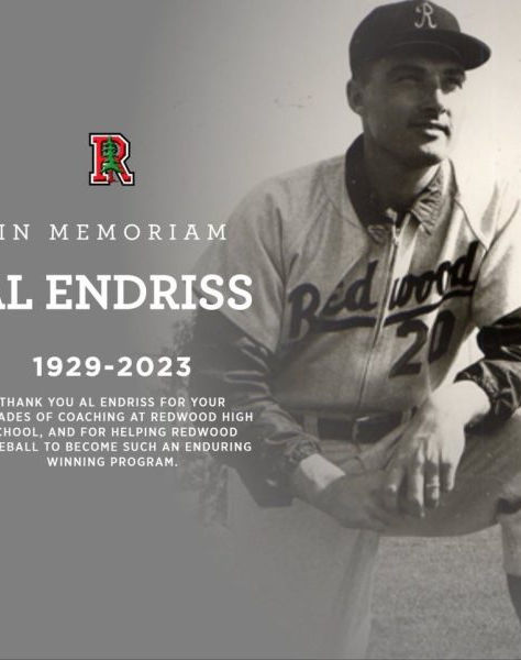Redwood Baseball Mourns the Passing of Al Endriss