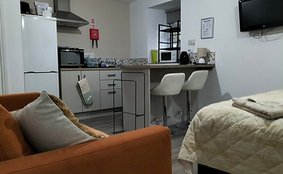 Self catering accommodation in Dunkineely Donegal kitchen