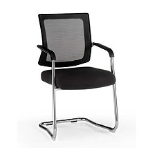 Silla fija de confidente, reunión y sala de espera.