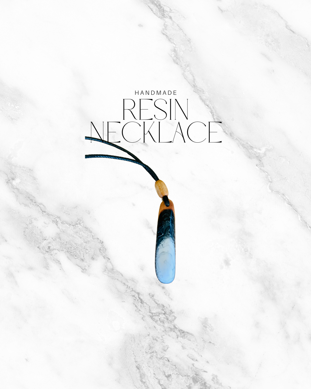 Perseverance Resin Necklace