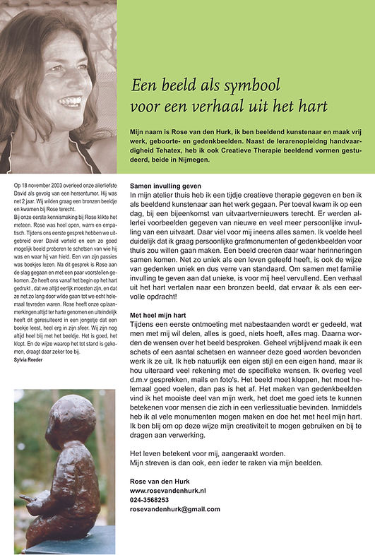 Rose van den Hurk Bronzen Beelden