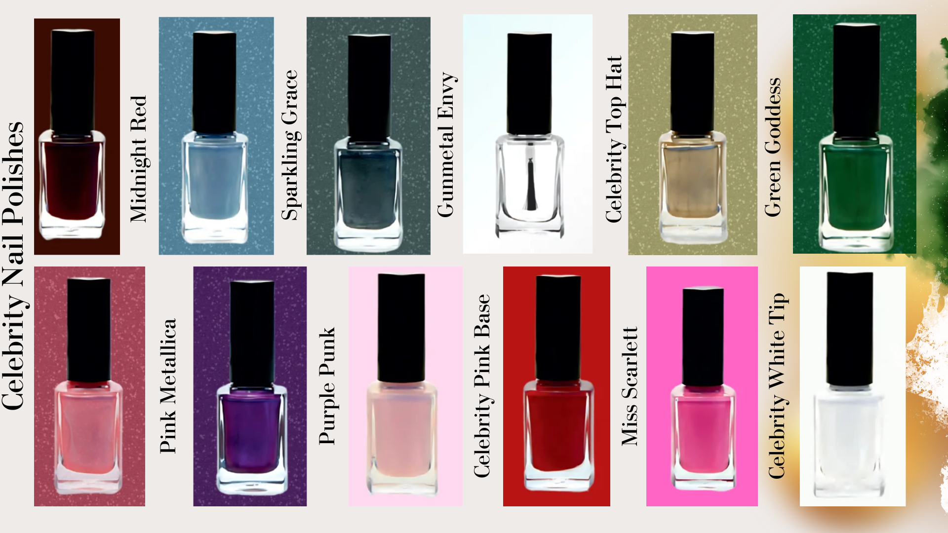Celebrity Nail Finishes