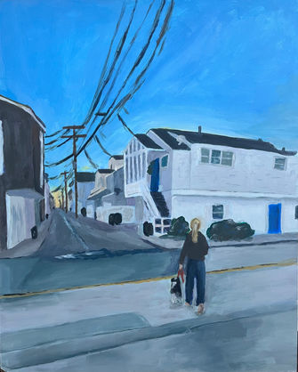 #1_Walking The Dog_Acyrlic paint_16_x20_.jpeg