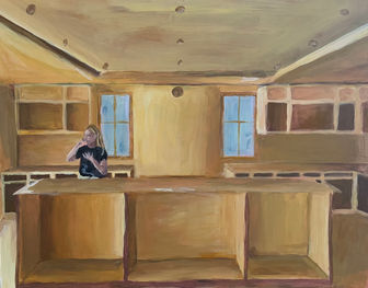 Eating in the Kitchen_Acrylic paint on board_16x20.jpeg