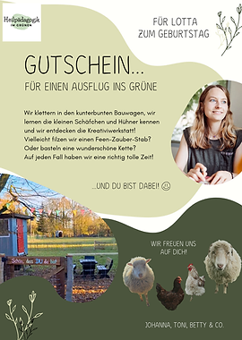 Kopie von Natur Bauernhof Tiere Kinder Angebot Veranstaltung Foto Flyer Grü_20250107_11303