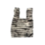 Shopper bag Lapin bicolor White and Black
