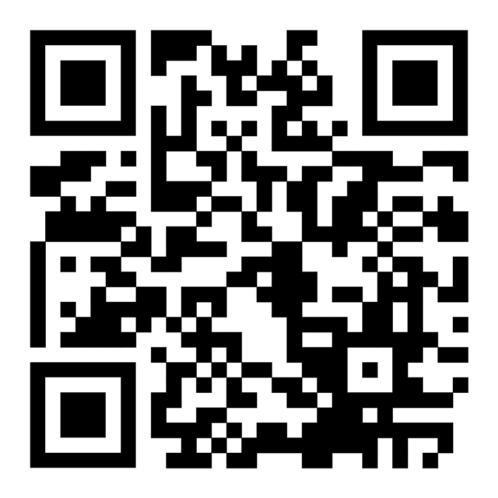 QR code para ofertas do Garimpo dos Tênis