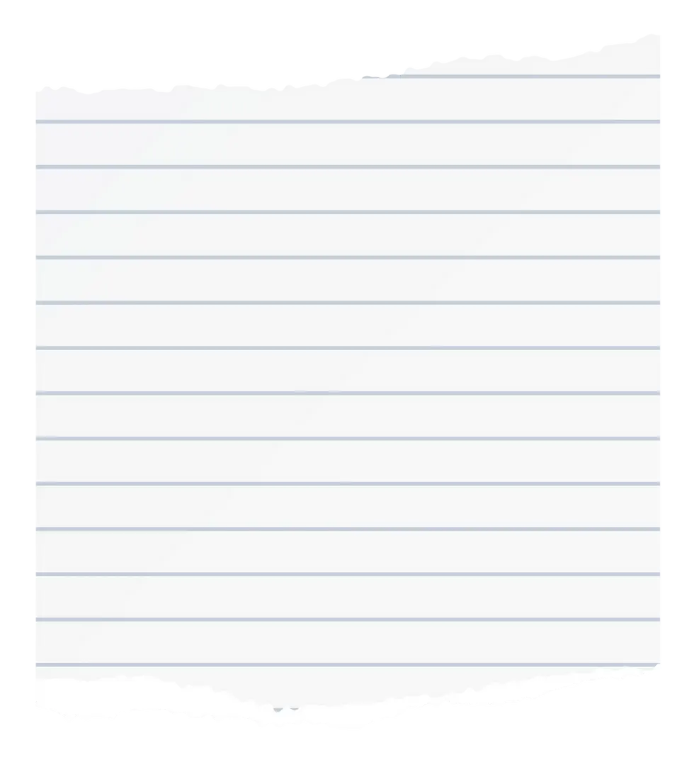 Torn Notebook Page