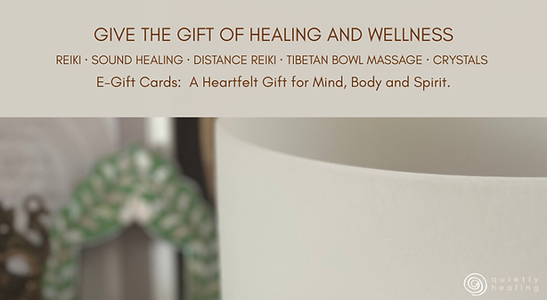 e-gift cards quietly healing