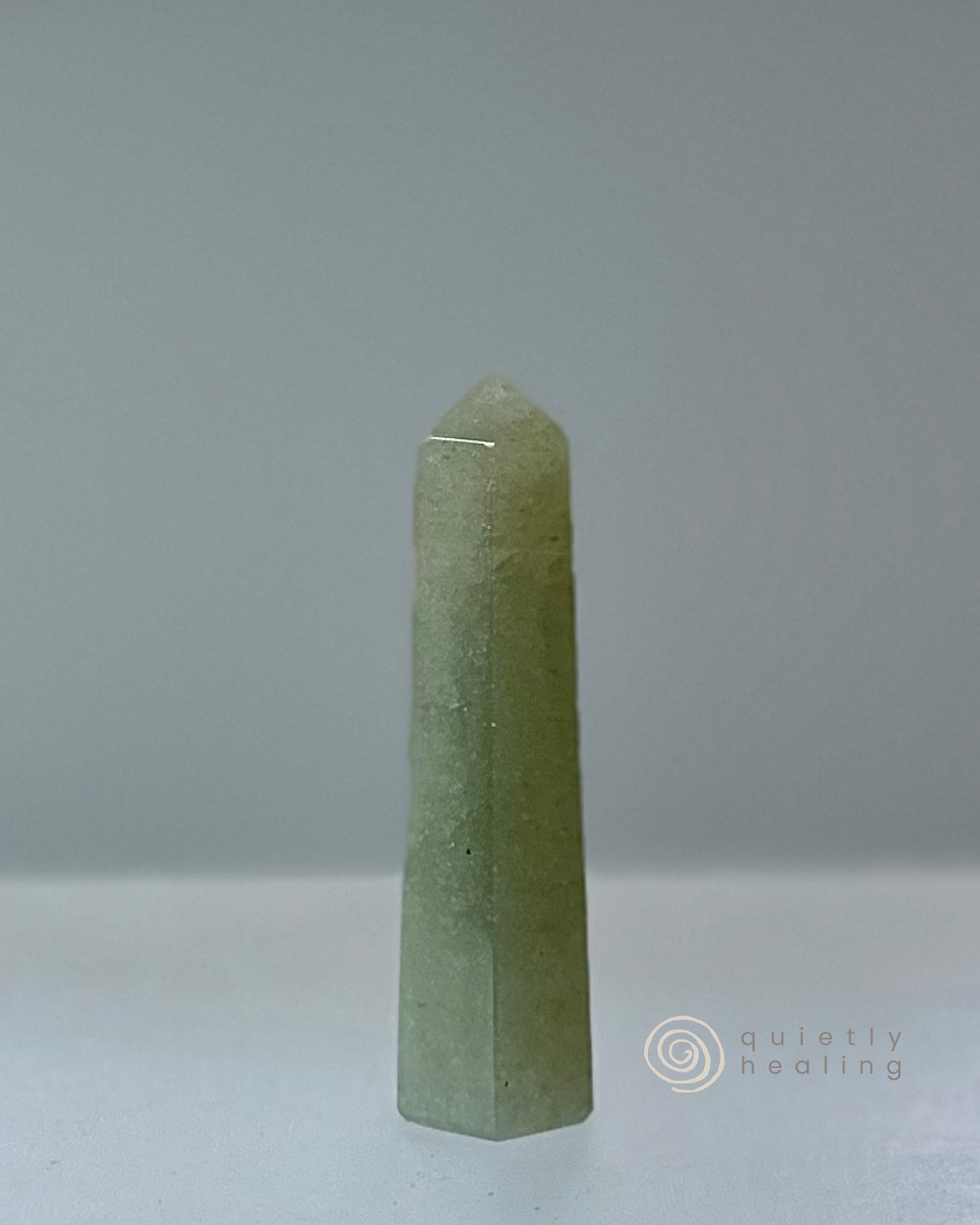 Thumbnail: Obelisk Tower - Small | Amazonite | Black Agate | Green Aventurine