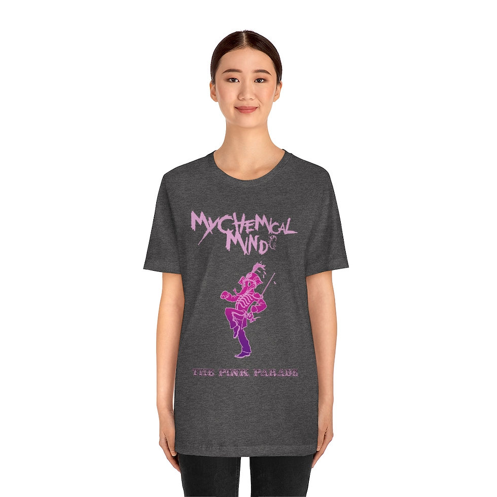Thumbnail: Unisex Jersey Short Sleeve Tee - My Chemical Mind Pink Parade