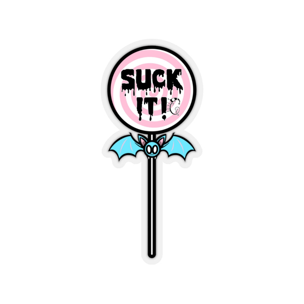Suck it - Pink/Blue Sticker