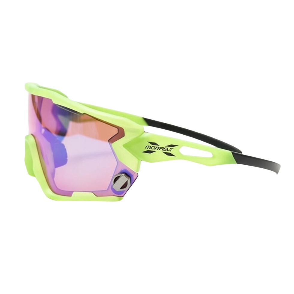 ภาพขนาดย่อ: 【XMOMENT】 Phantom Pro Performance Cycling Sunglasses (Fluorescent Green)