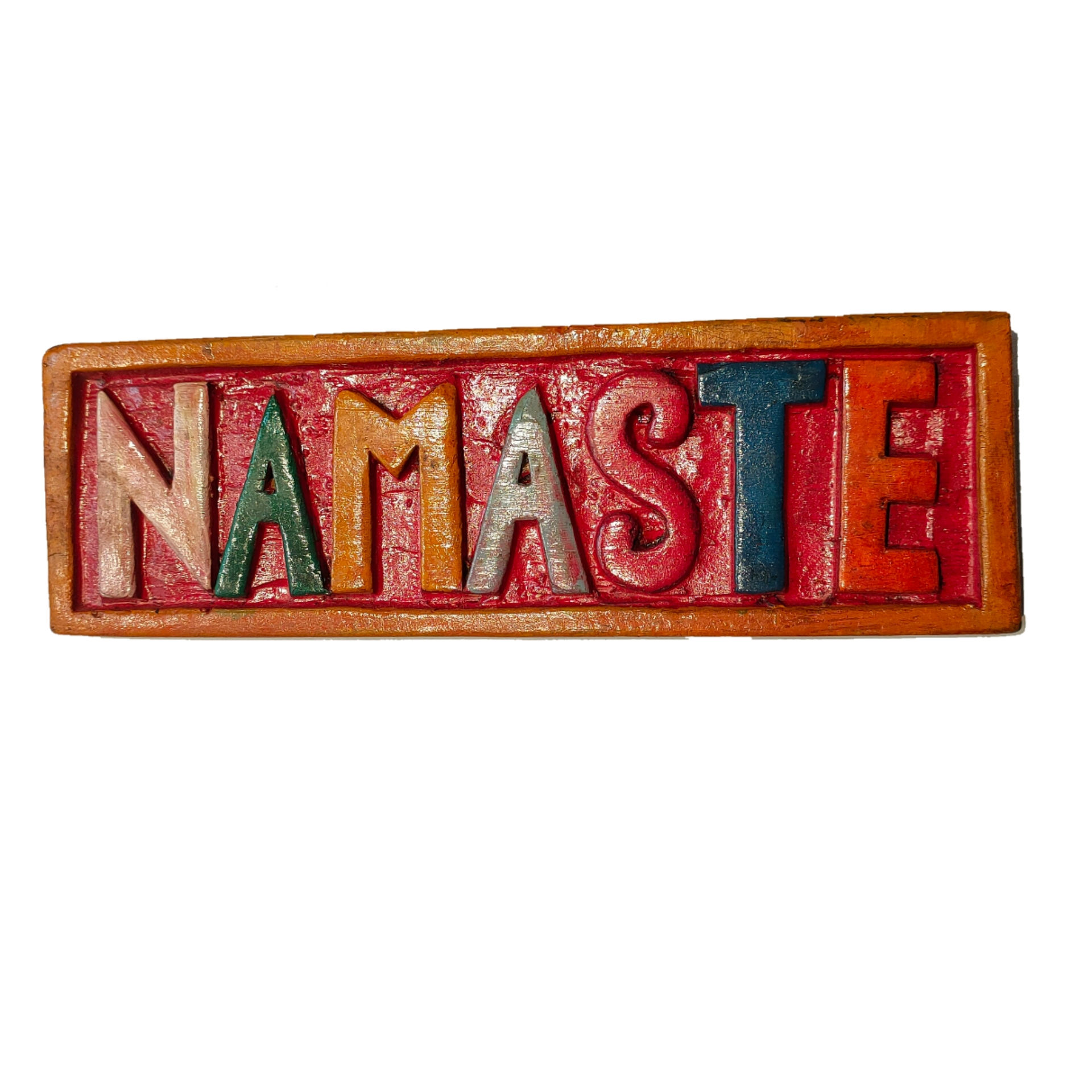 Wooden Namaste Wall Decor