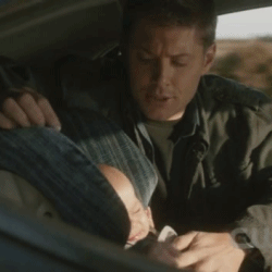 Dean with the shifter Baby