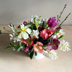 Sympathy arrangement in late winter