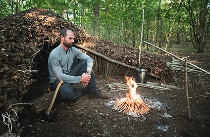 By the campfire- Wild Human Crooked Knife Courses