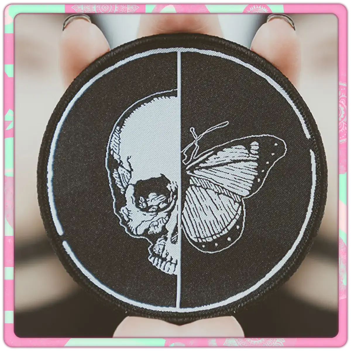 Skull'n Butterfly Logo Patch