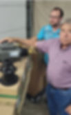 A picture of me and my father .