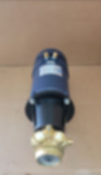 Thumbnail: Front angle 1HP DC pump and motor assembly. 