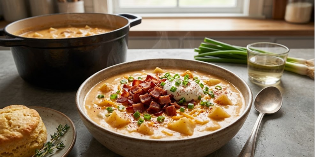 Dairy-Free Loaded Baked Potato Soup