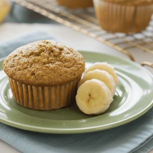 Spiced Brown Sugar Banana Muffins
