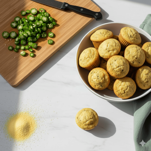 Sweet Honeyed Jalapeño Cornbread
