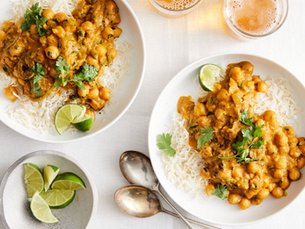 Pumpkin Coconut Chickpea Curry