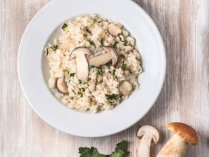 Mushroom & Truffle Oil Risotto