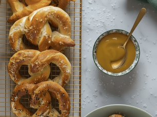 Soft Pub Style Pretzels (Quick Rise)