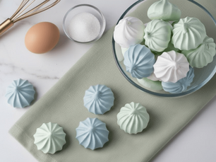 Pastel Meringue Kisses