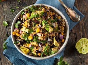 Quinoa Kale Bowl with Tamari Dressing