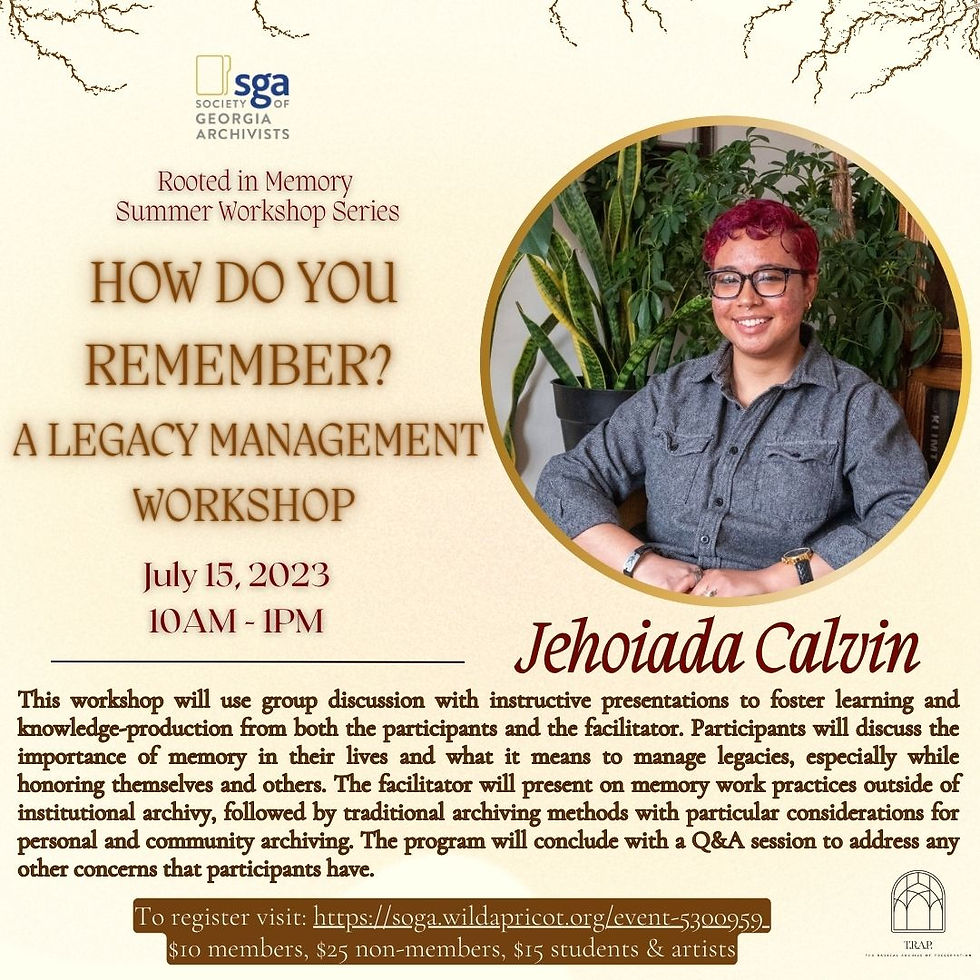 Rooted in Memory: Legacy Managment with Jehoiada Calvin