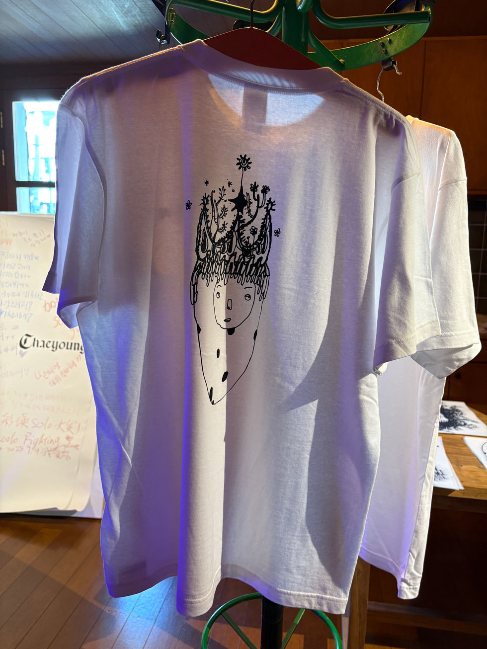 트와이스 채영 프리 리스닝 이벤트 커스텀 티셔츠 프린팅