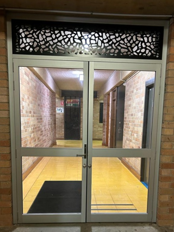 Doors and Decorative Panel After