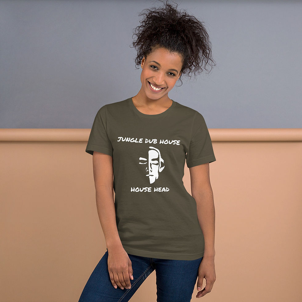 Thumbnail: JUNGLE DUB HOUSE HOUSE HEAD Short-Sleeve Unisex T-Shirt