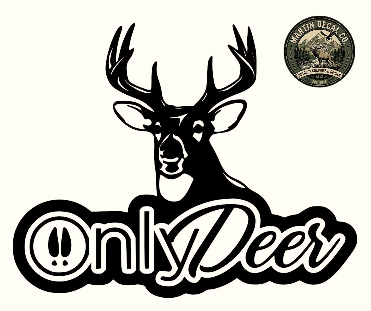 Only Deer Decal 