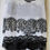 Thumbnail: Lace Print Chiffon with Lace Edge