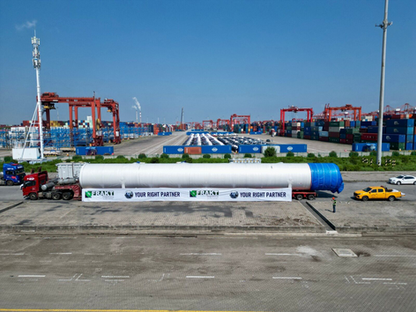 Transporte de Carga-Projeto: 34 metros de inovação para o futuro energético