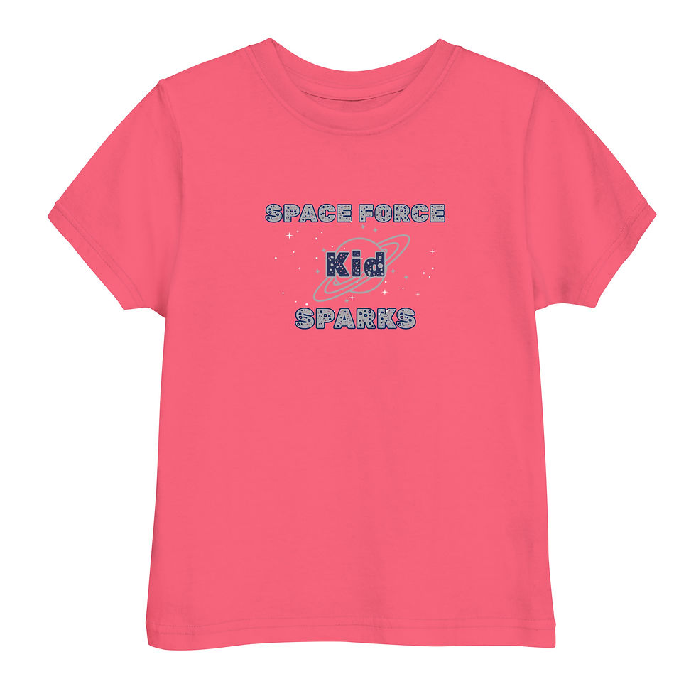 Thumbnail: Space Force Kid Sparks – Toddler Tee