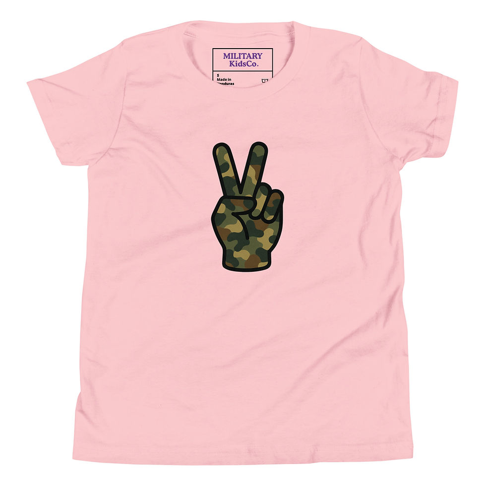 Thumbnail: Camo Peace Sign – Youth Tee