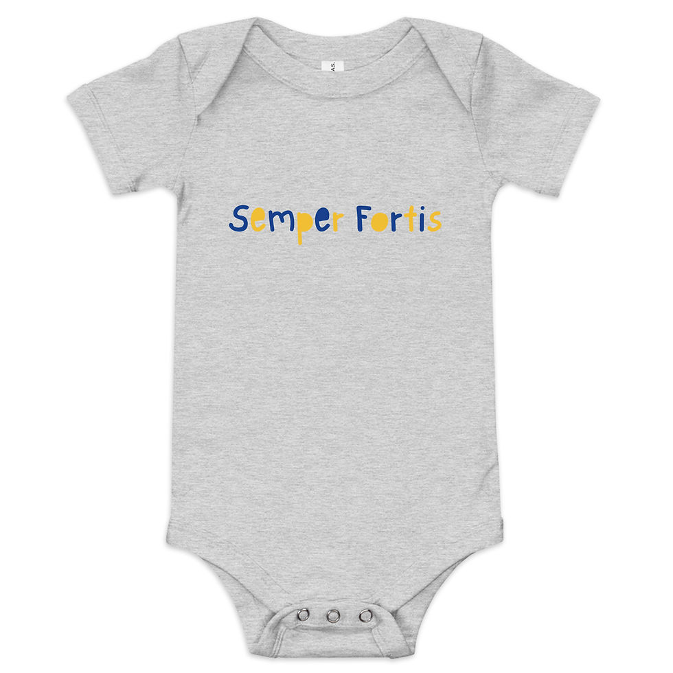 Thumbnail: Semper Fortis – Baby One Piece