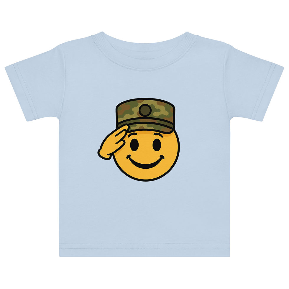 Thumbnail: Salute Emoji – Baby Tee