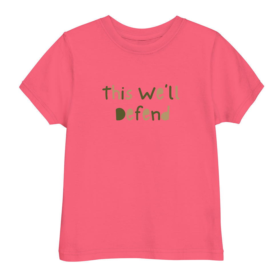 Thumbnail: This We’ll Defend – Toddler Tee