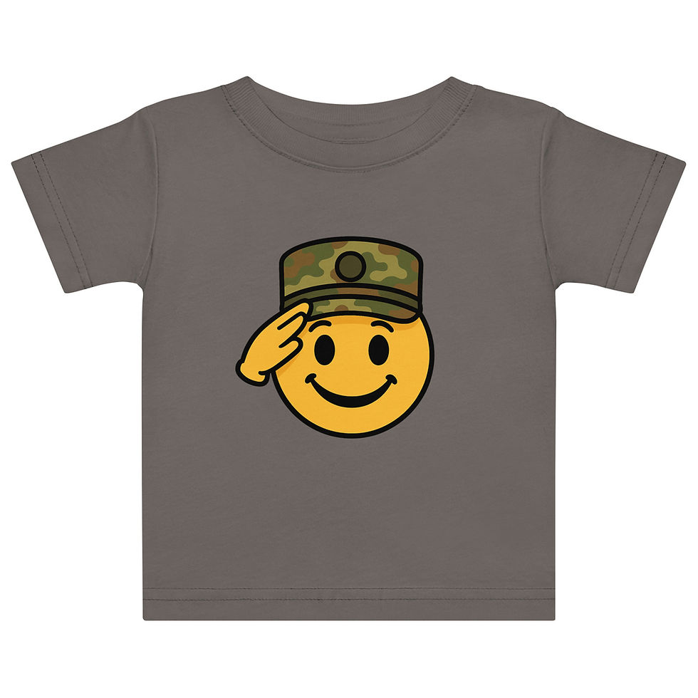 Thumbnail: Salute Emoji – Baby Tee