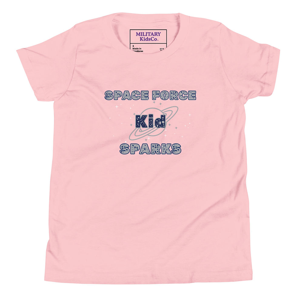 Thumbnail: Space Force Kid Sparks – Youth Tee