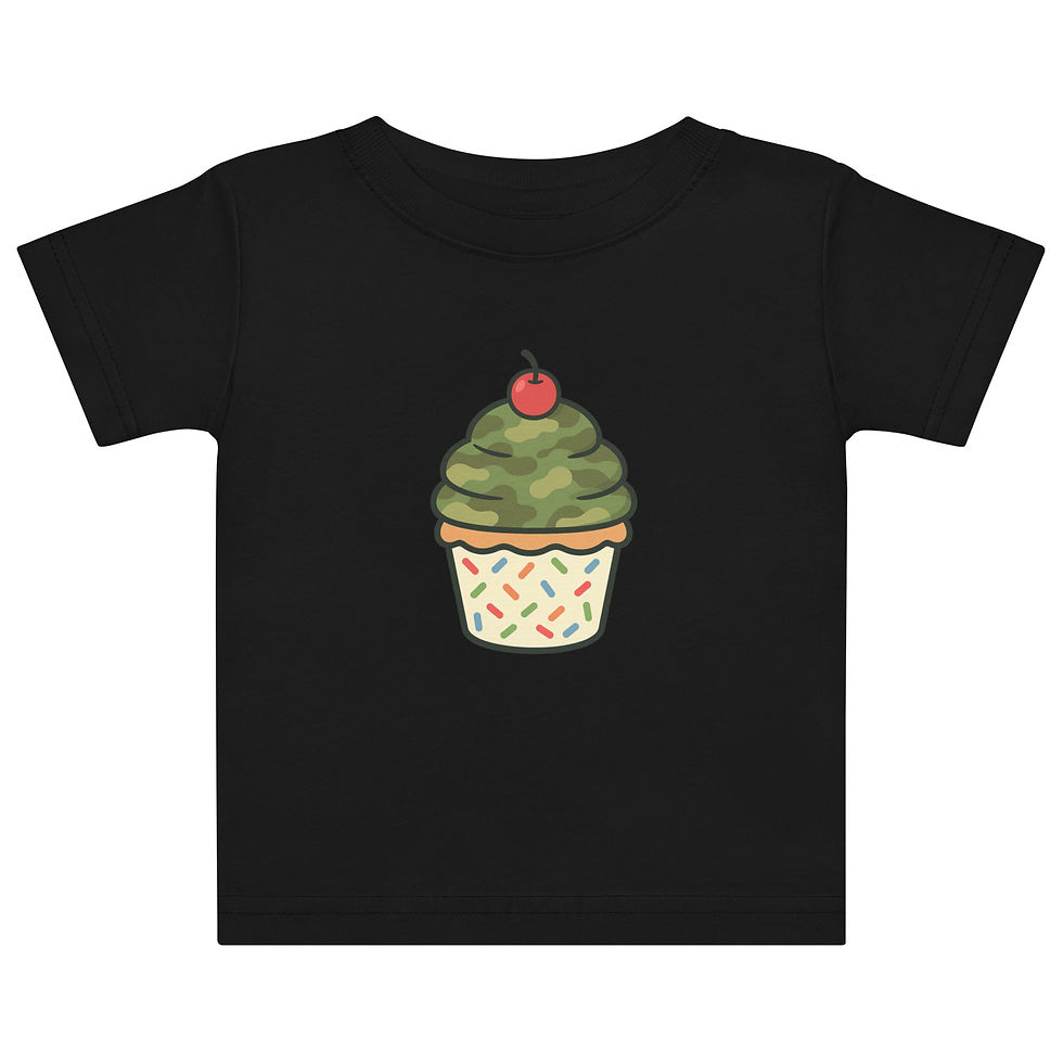Thumbnail: Camo Cupcake – Baby Tee