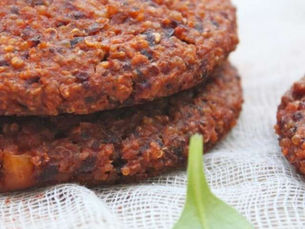 Galettes de haricots rouges