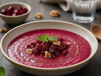 Gaspacho de betteraves rouges